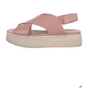Vince Pink Platform Sandals